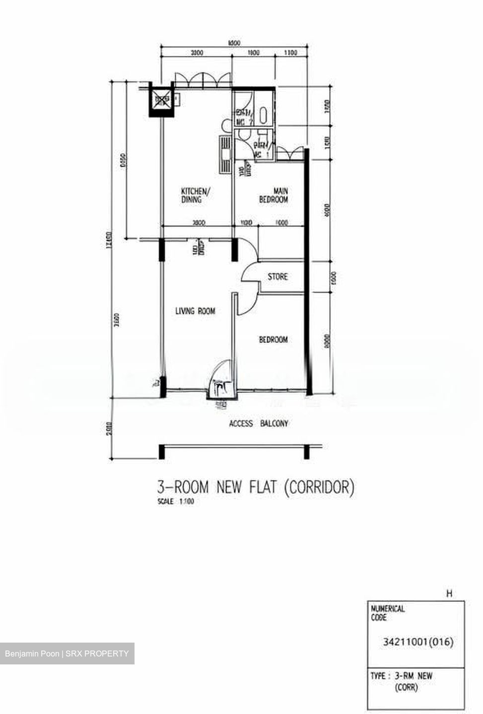 Blk 736 Nee Soon Central Vista (Yishun), HDB 3 Rooms #561601201